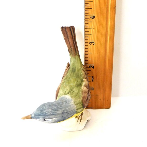 Vintage Goebel Yellow Wagtail Bird Figurine W. Germany Bisque Porcelain - Picture 6 of 8